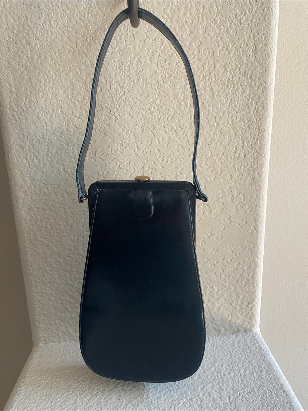 Vintage Navy Lennox Structured bag